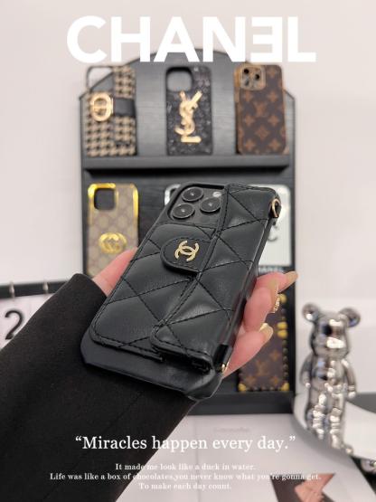 香奈兒卡包磨砂手機殼-ZUIHANG SHOP