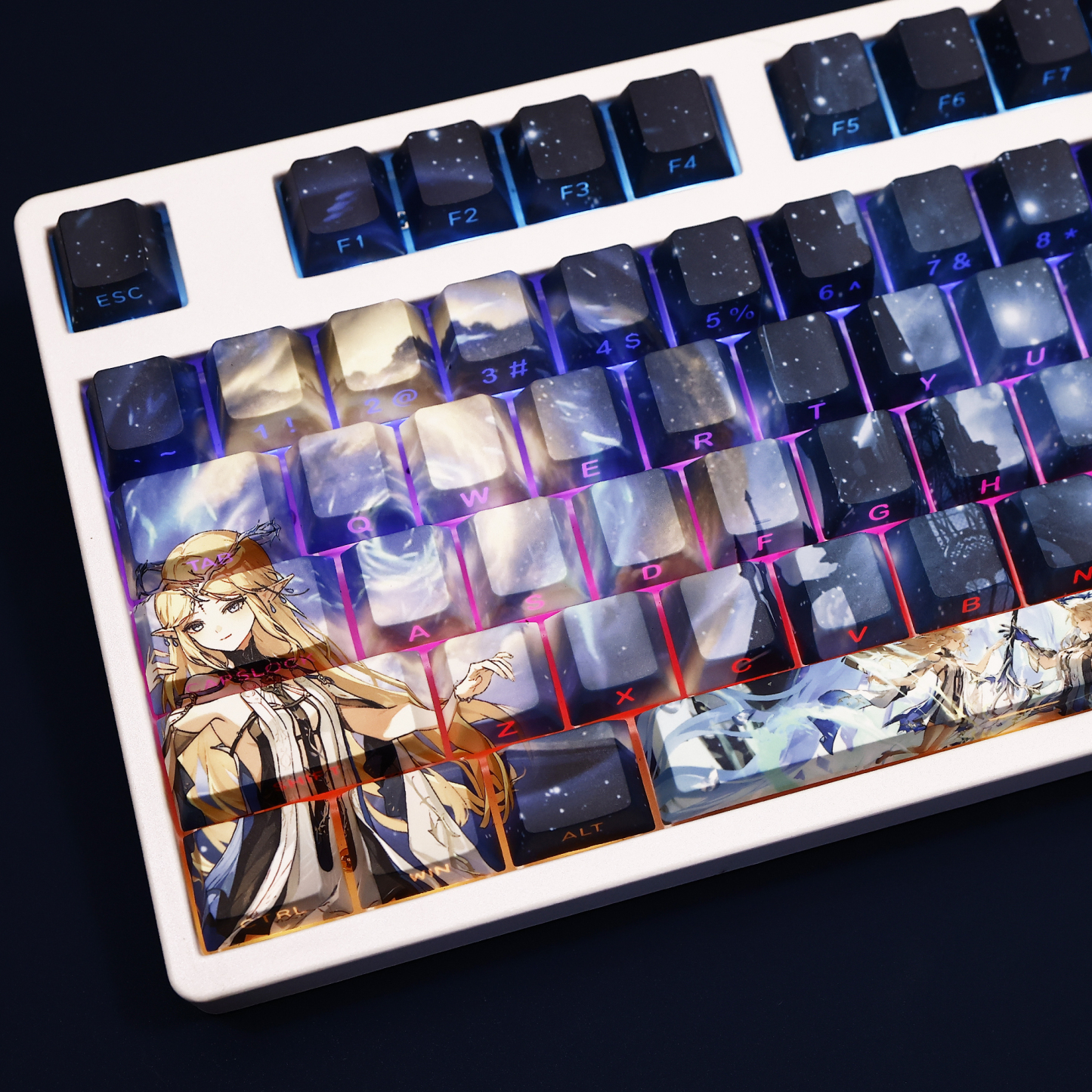 鳴潮 卡提希婭 108鍵 標準配列 衛星軸鍵帽-ZUIHANG SHOP