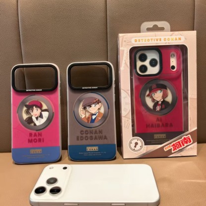 【正版授權】iPhone17系列 名偵探柯南可愛卡通高端磁吸手機殼