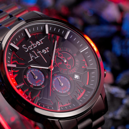 Fate 侵蝕黑鎧六針石英錶-ZUIHANG SHOP