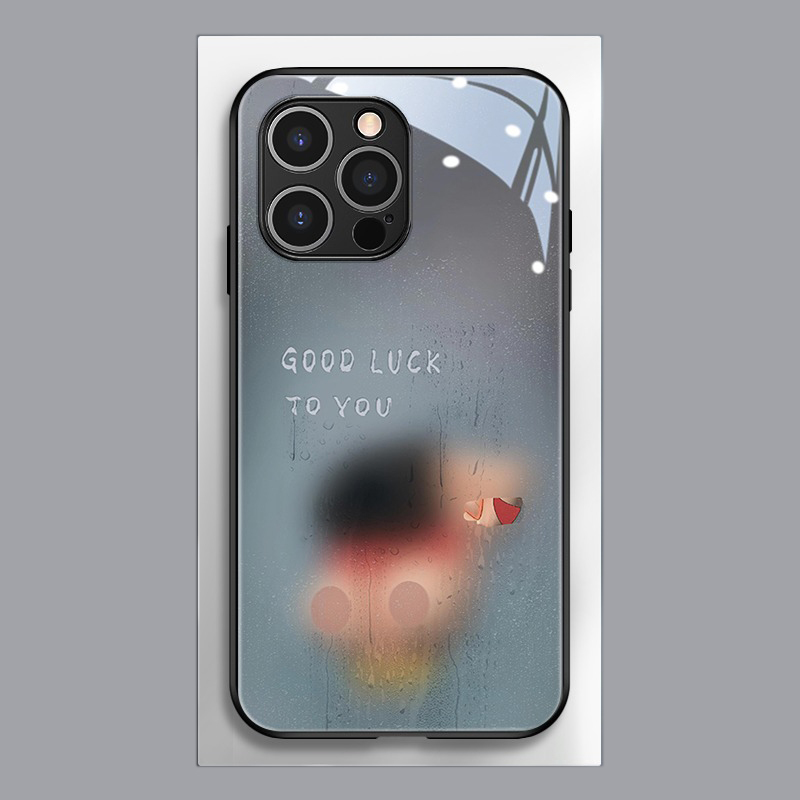 蠟筆小新新款高清全包防摔玻璃殼-ZUIHANG SHOP