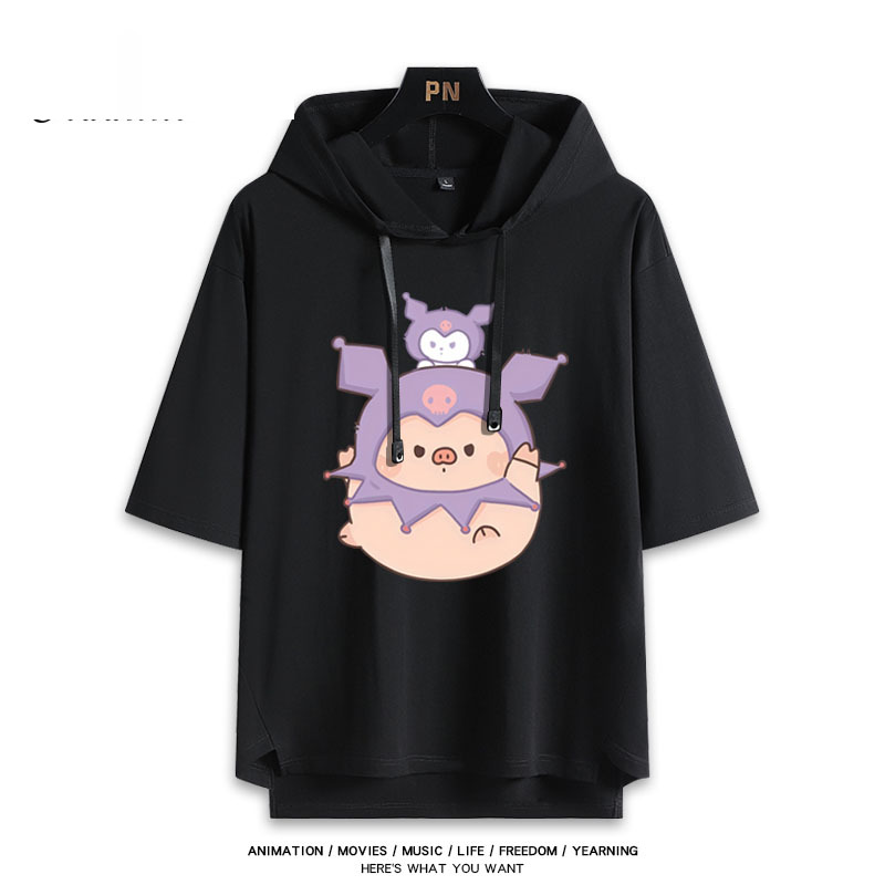 LULU豬聯名三麗鷗 連帽短袖T恤-ZUIHANG SHOP