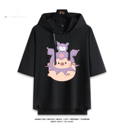 LULU豬聯名三麗鷗 連帽短袖T恤-ZUIHANG SHOP