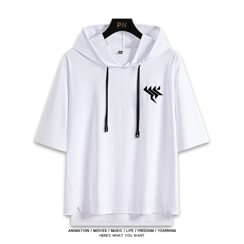 蔚藍檔案 鬼方佳代子 連帽短袖T恤-ZUIHANG SHOP