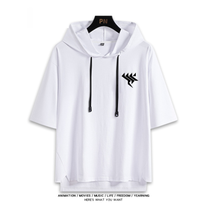 蔚藍檔案 鬼方佳代子 連帽短袖T恤-ZUIHANG SHOP