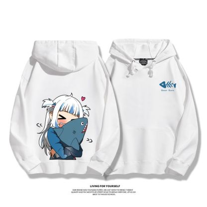 Gawr Gura 2025秋冬新款 親子情侶男女連帽衛衣-ZUIHANG SHOP