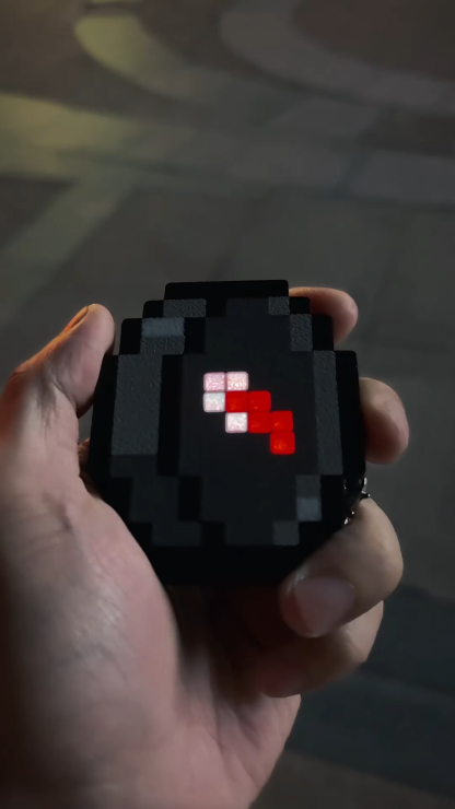 我的世界指南針鑰匙扣｜像素風磁吸掛件｜遊戲周邊禮物