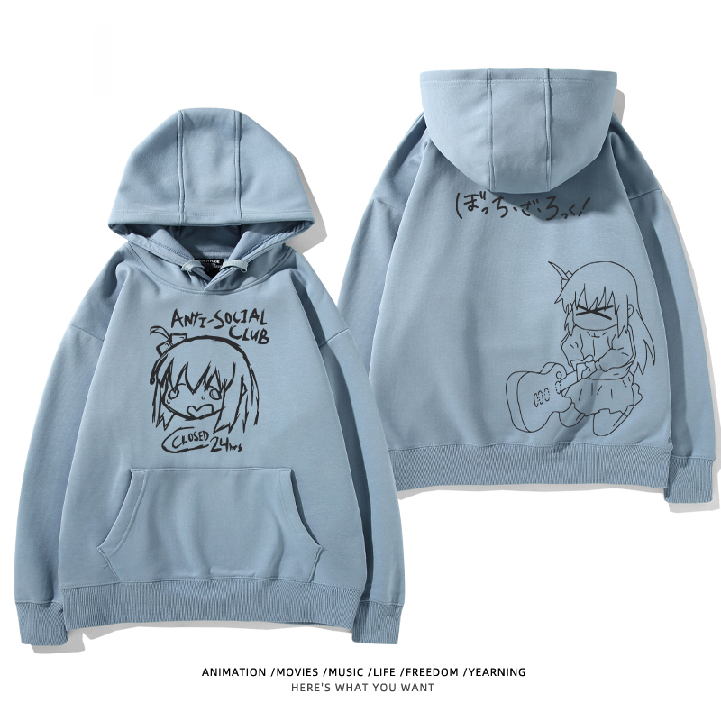 孤獨搖滾新款 親子情侶男女款連帽衛衣-ZUIHANG SHOP