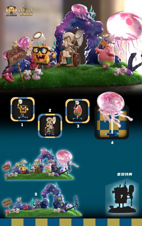 【預購】AOA-Studios WCF系列 海綿寶寶補全計劃第一彈 水母田