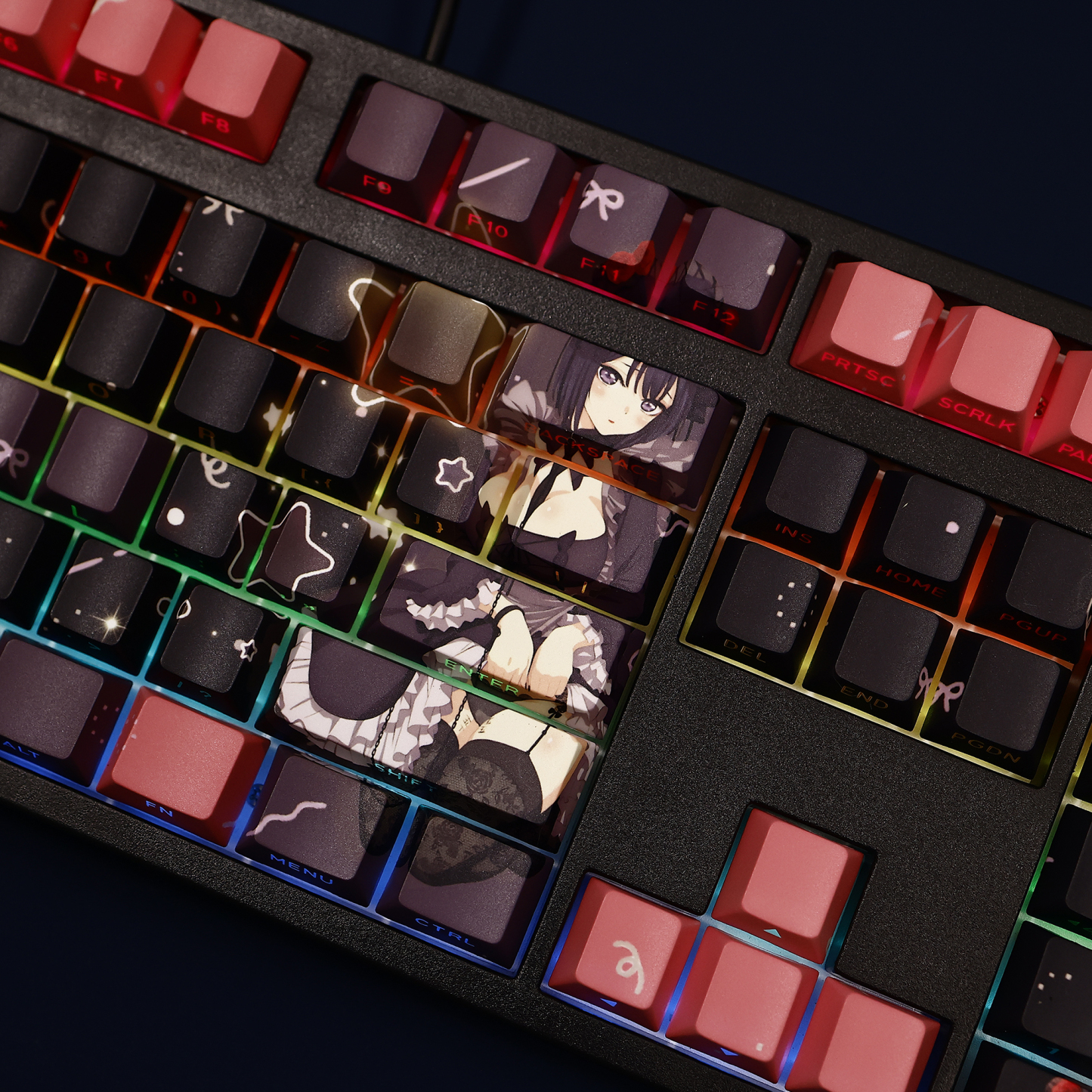 喜多川海夢 108鍵 標準配列 衛星軸鍵帽-ZUIHANG SHOP