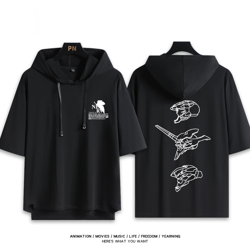 EVA福音戰士 連帽短袖T恤-ZUIHANG SHOP