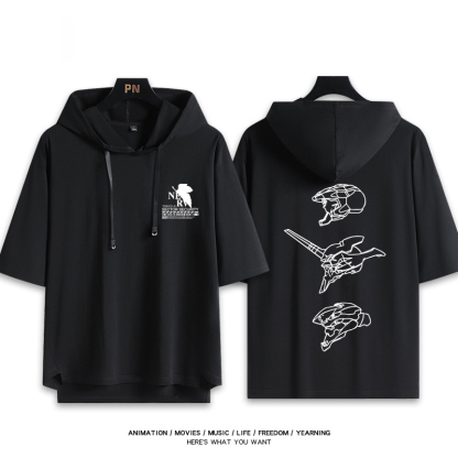 EVA福音戰士 連帽短袖T恤-ZUIHANG SHOP