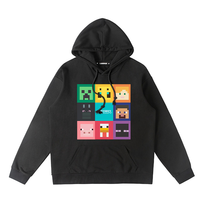 麥塊新款 親子情侶男女款連帽衛衣-ZUIHANG SHOP