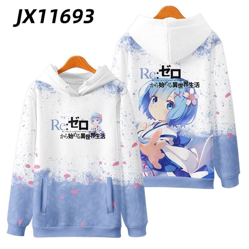 從零開始的异世界生活 親子情侶男女款連帽衛衣-ZUIHANG SHOP