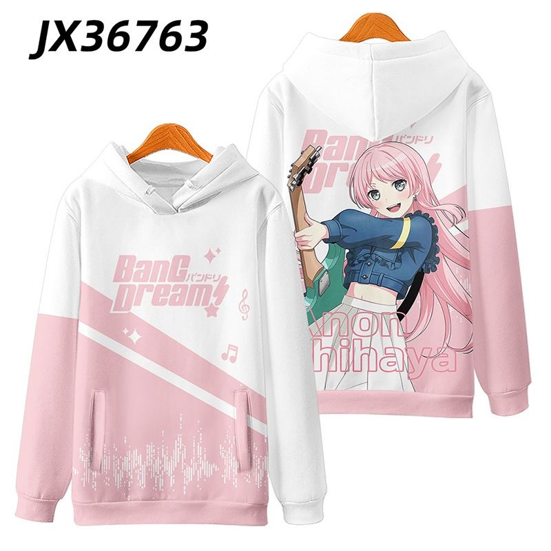 BanG Dream 親子情侶男女款連帽衛衣-ZUIHANG SHOP