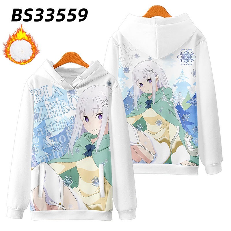 從零開始的异世界生活 親子情侶男女款連帽衛衣-ZUIHANG SHOP