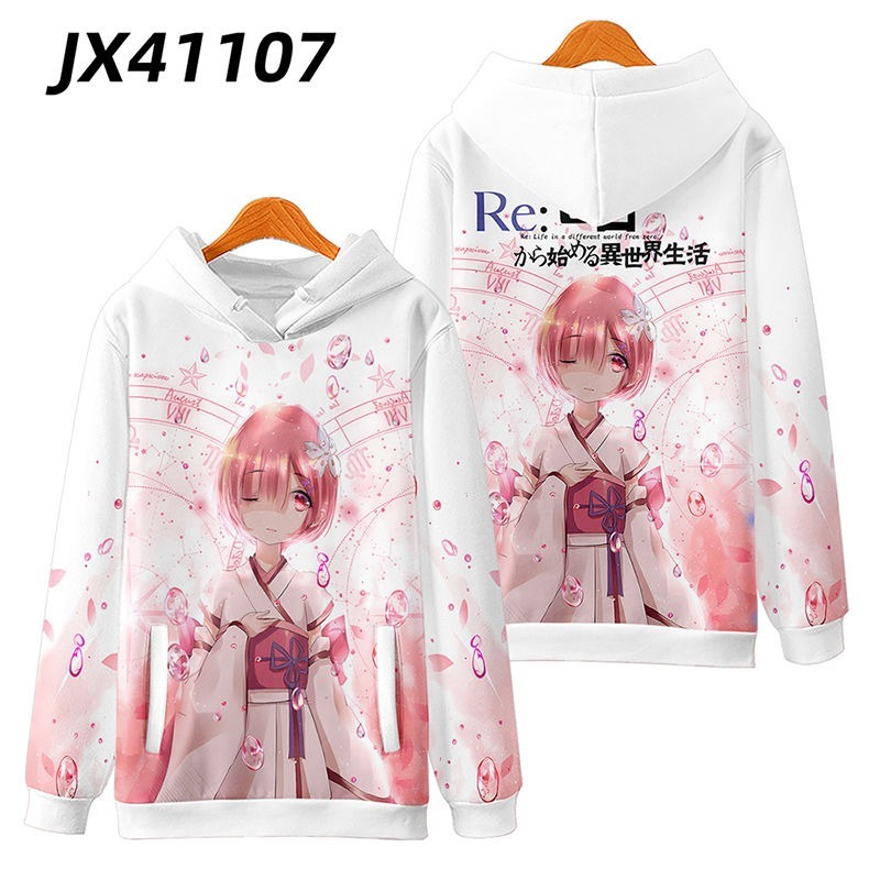 從零開始的异世界生活 親子情侶男女款連帽衛衣-ZUIHANG SHOP