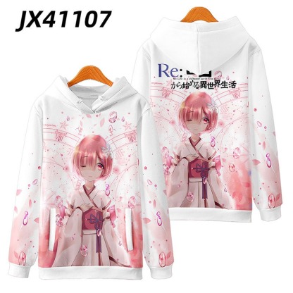 從零開始的异世界生活 親子情侶男女款連帽衛衣-ZUIHANG SHOP