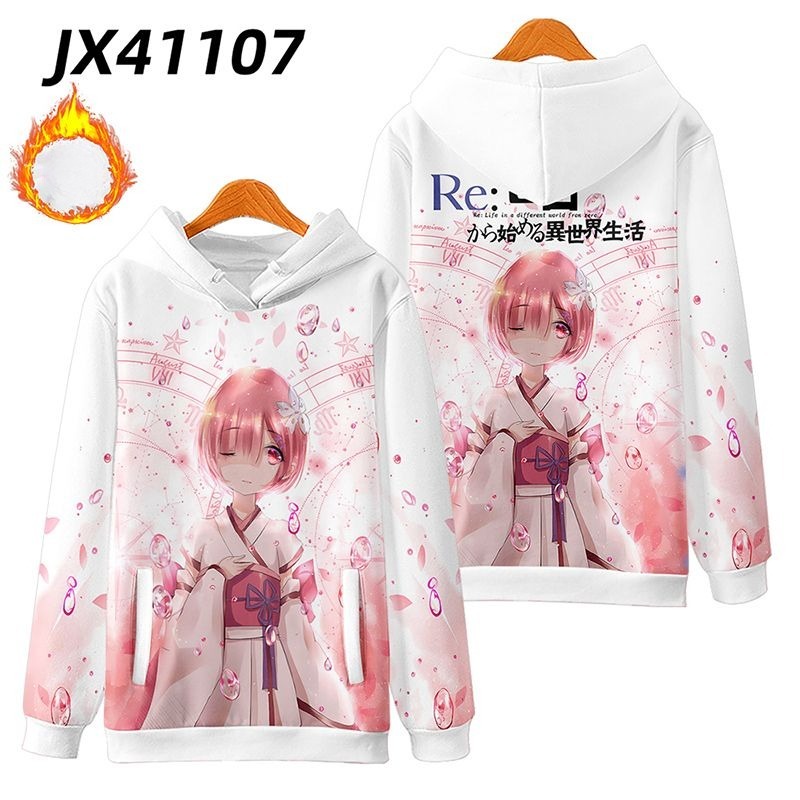 從零開始的异世界生活 親子情侶男女款連帽衛衣-ZUIHANG SHOP