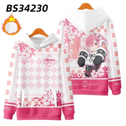 從零開始的异世界生活 親子情侶男女款連帽衛衣-ZUIHANG SHOP