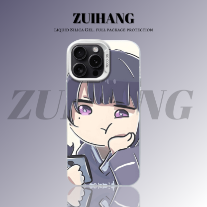 原神彩銀線條漸變防摔手機殼-ZUIHANG SHOP