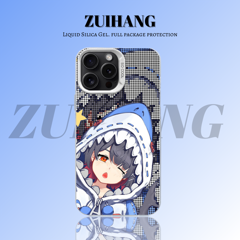 絕區零彩銀線條漸變防摔手機殼-ZUIHANG SHOP