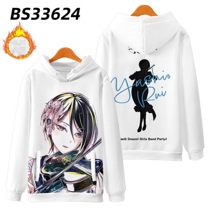 BanG Dream Morfonica 動漫周邊 秋冬潮流寬鬆休閒連帽T