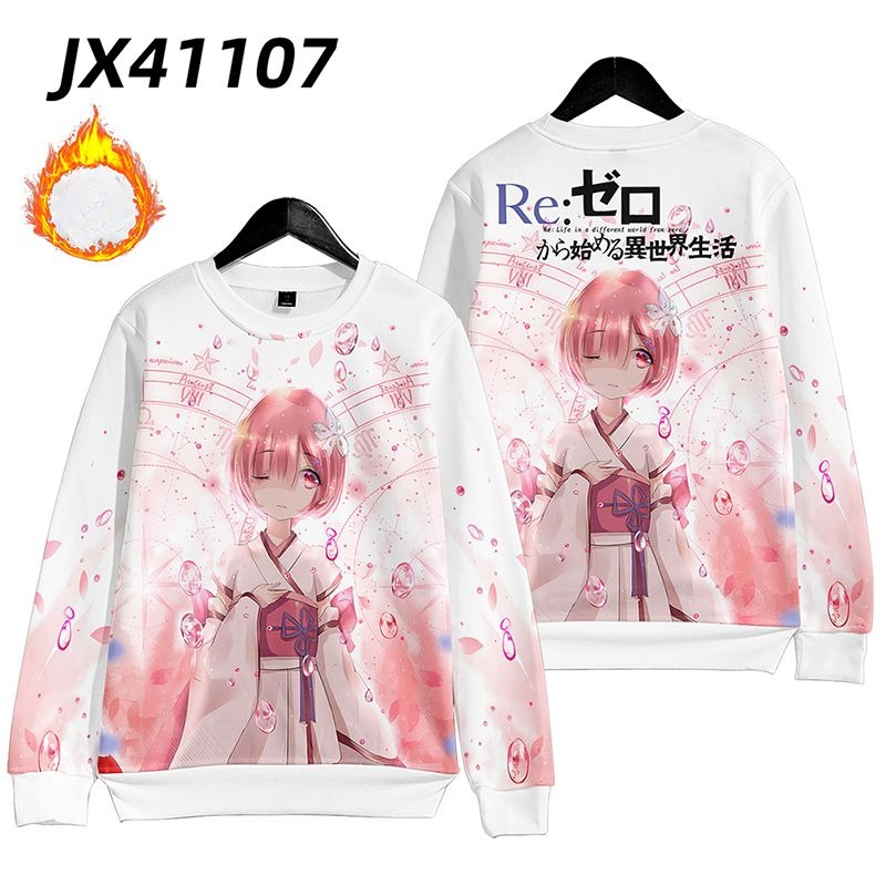 從零開始的异世界生活 親子情侶男女款連帽衛衣-ZUIHANG SHOP