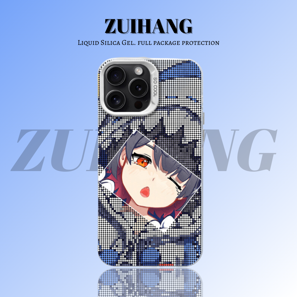 絕區零彩銀線條漸變防摔手機殼-ZUIHANG SHOP