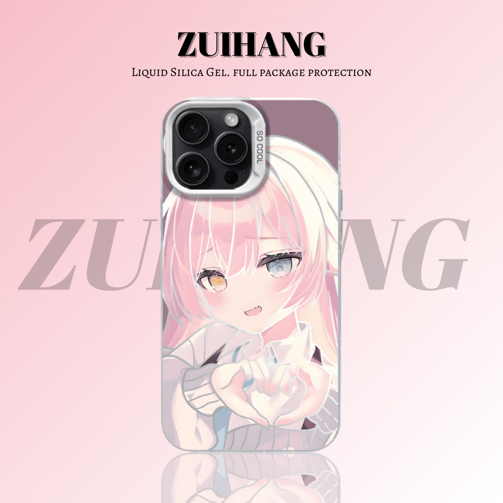 蔚藍檔案彩銀防摔手機殼-ZUIHANG SHOP