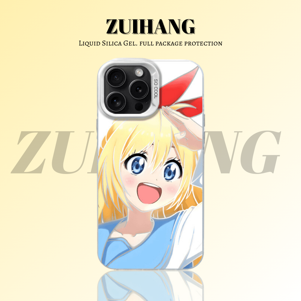 【大集合1.0】動漫彩銀線條漸變防摔手機殼-ZUIHANG SHOP