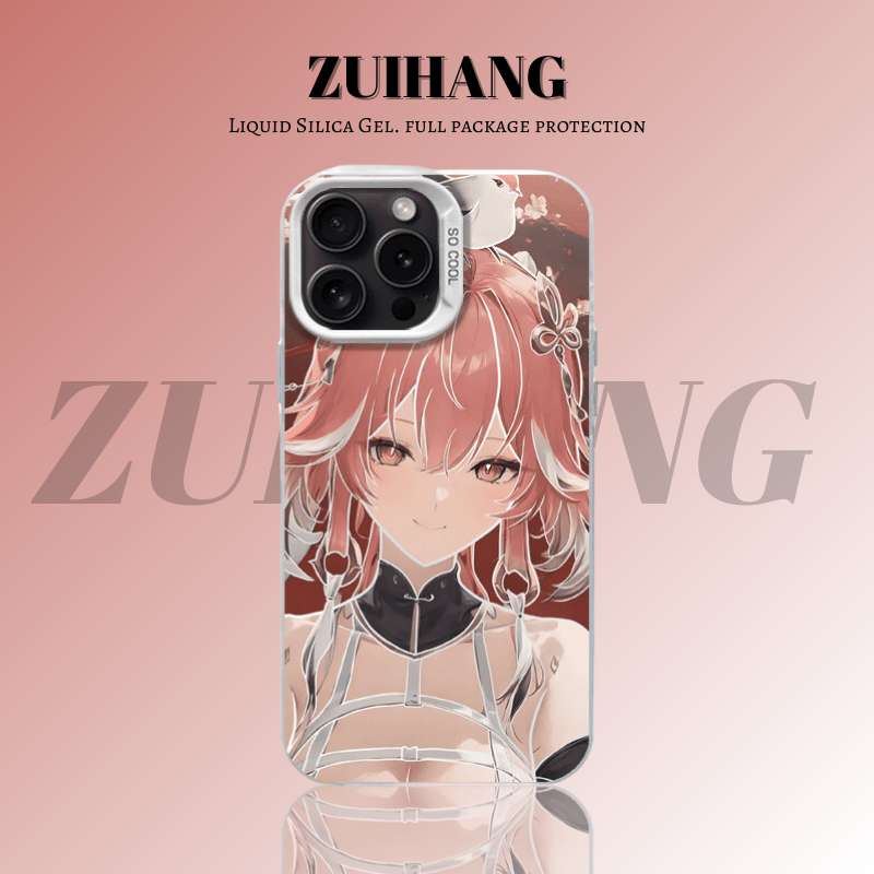 鳴潮彩銀線條漸變防摔手機殼-ZUIHANG SHOP