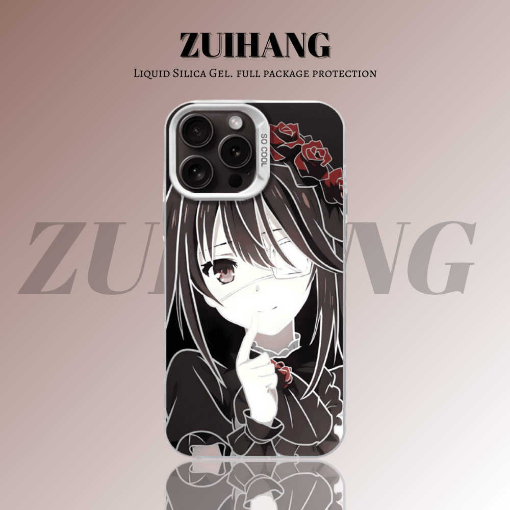 約會大作戰彩銀線條漸變防摔手機殼-ZUIHANG SHOP