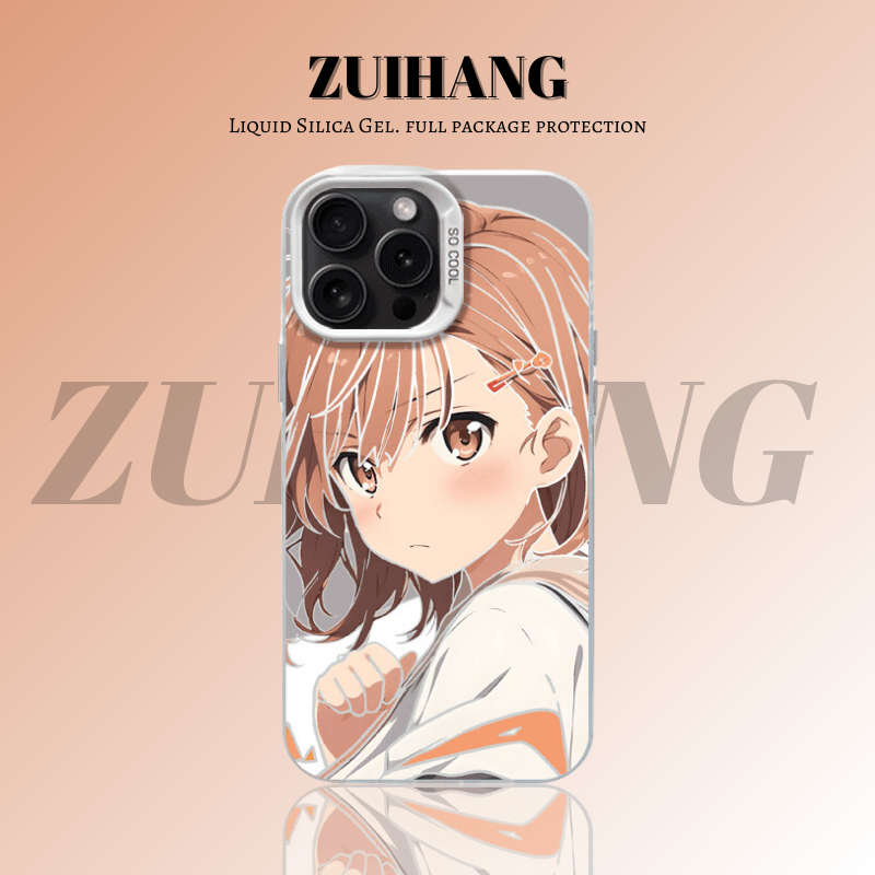 御坂美琴彩銀防摔手機殼-ZUIHANG SHOP