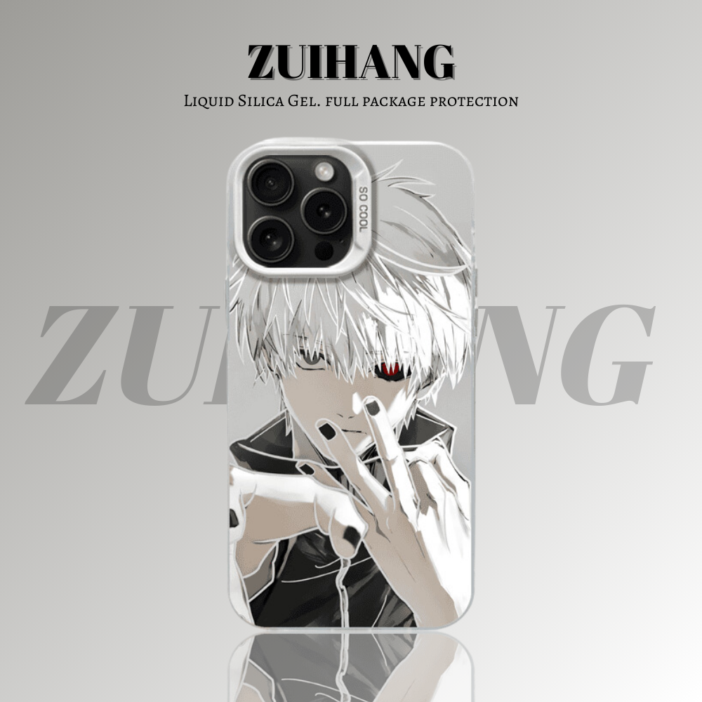 【大集合1.0】動漫彩銀線條漸變防摔手機殼-ZUIHANG SHOP