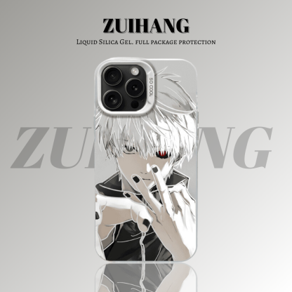 【大集合1.0】動漫彩銀線條漸變防摔手機殼-ZUIHANG SHOP