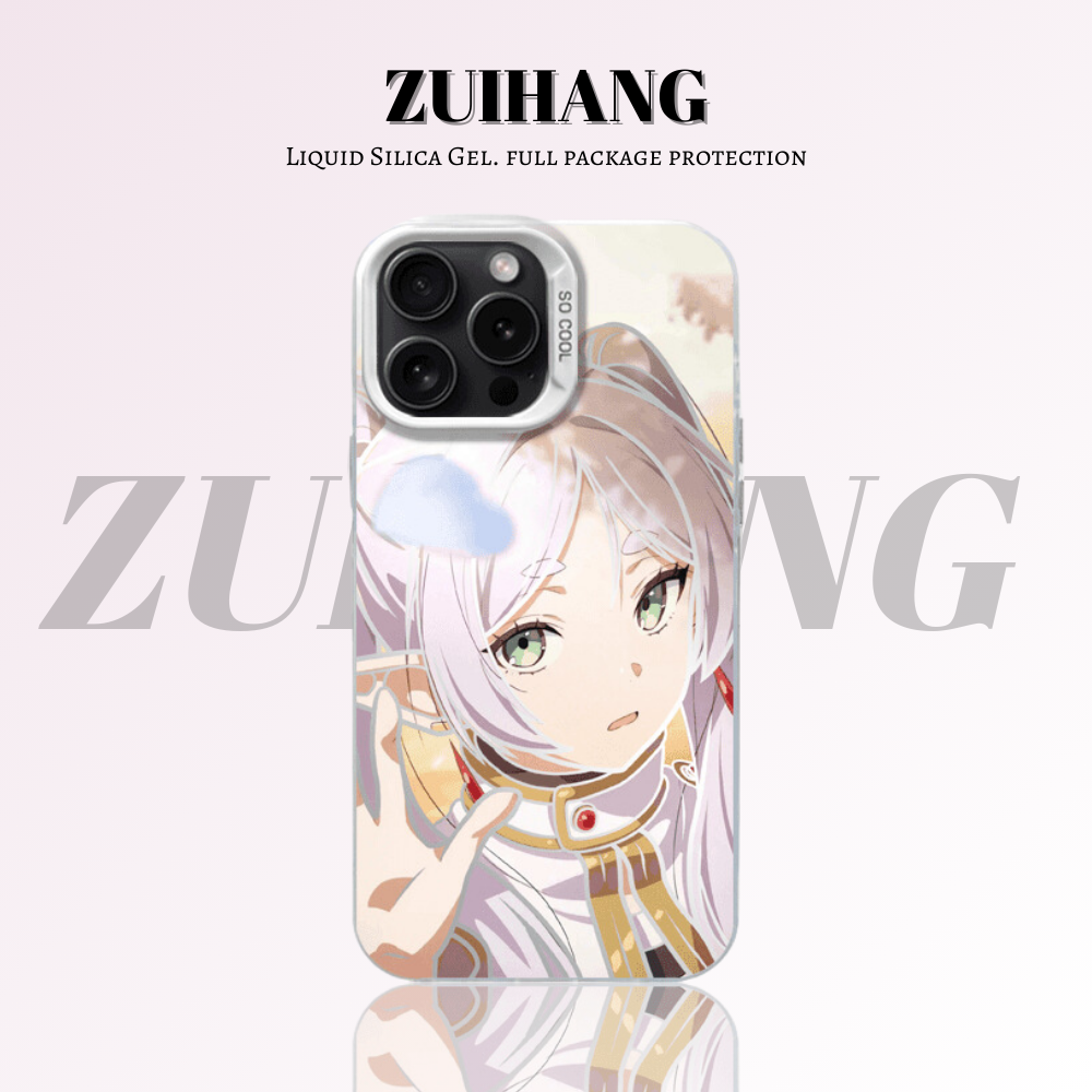 芙莉蓮彩銀線條漸變防摔手機殼-ZUIHANG SHOP