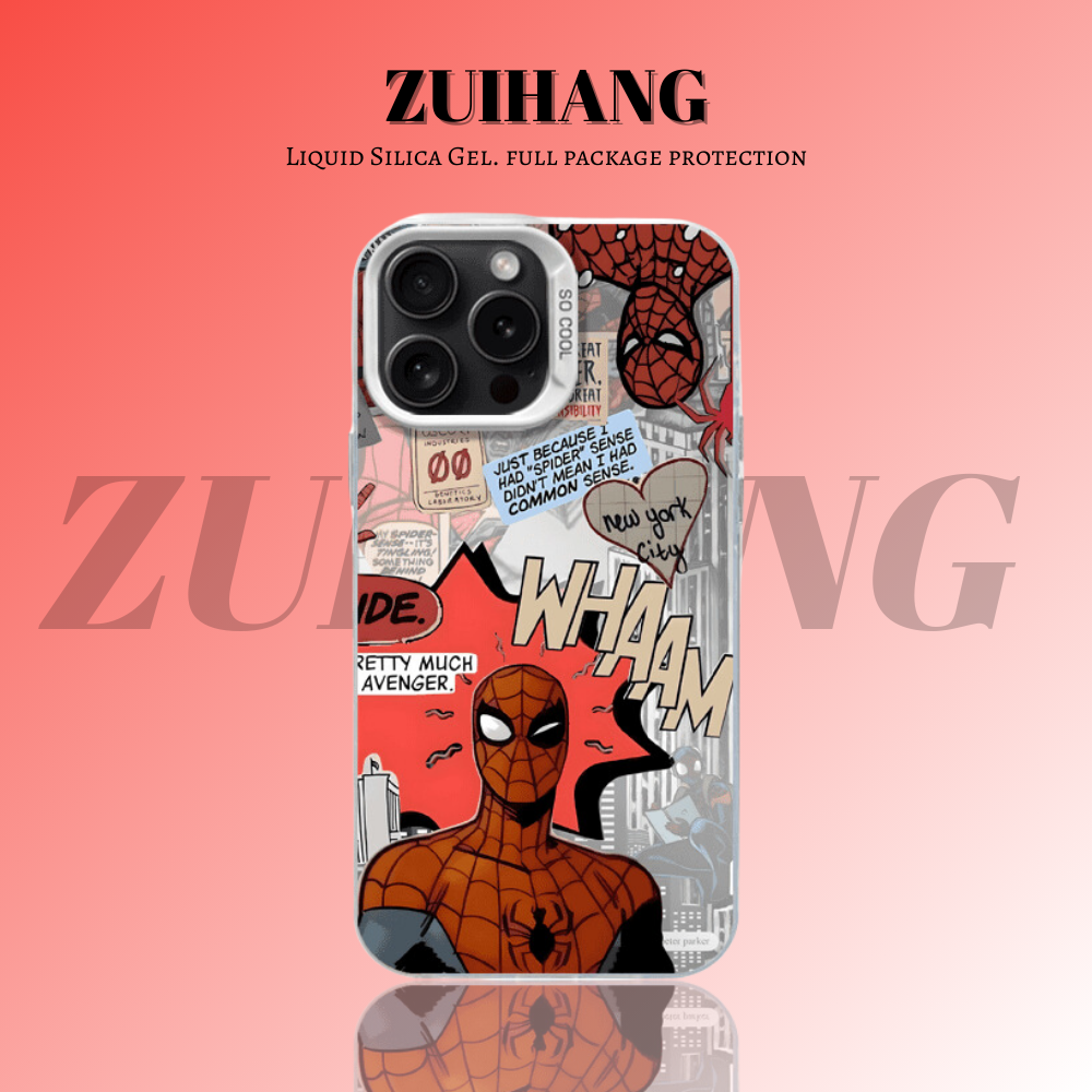 【大集合1.0】動漫彩銀線條漸變防摔手機殼-ZUIHANG SHOP