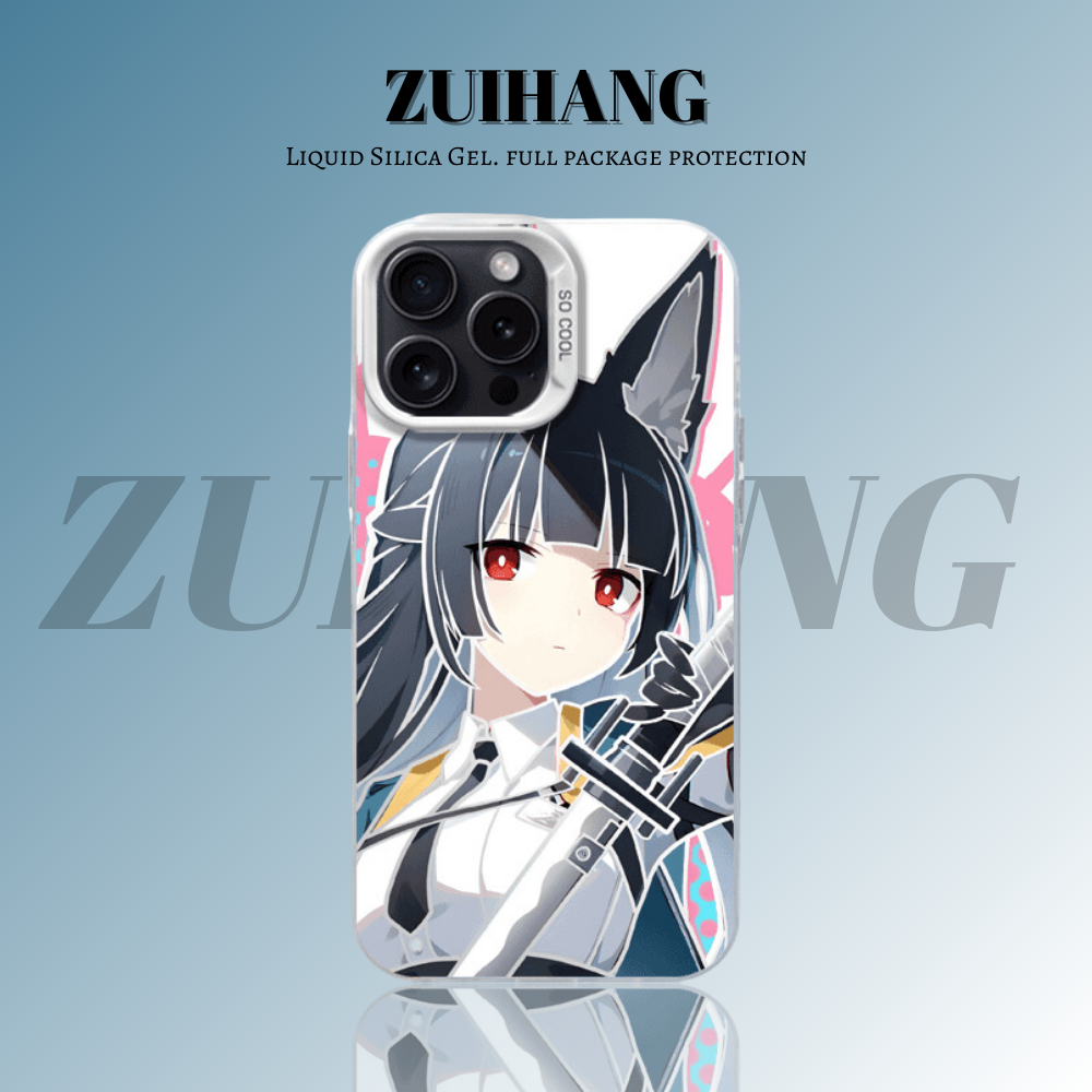 絕區零彩銀線條漸變防摔手機殼-ZUIHANG SHOP