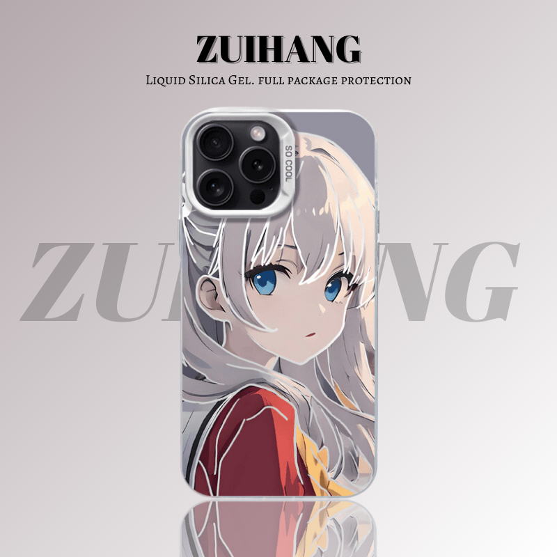 Charlotte彩銀線條漸變防摔手機殼-ZUIHANG SHOP