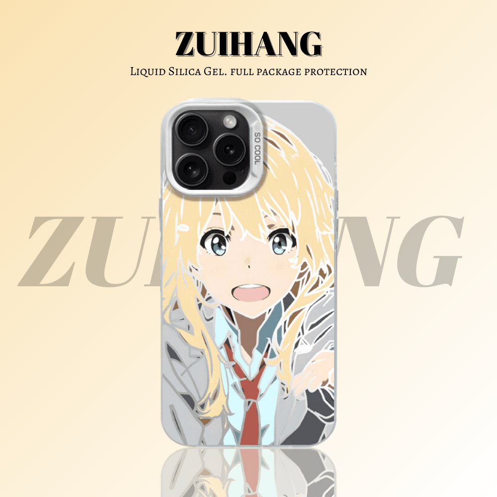 【大集合1.0】動漫彩銀線條漸變防摔手機殼-ZUIHANG SHOP