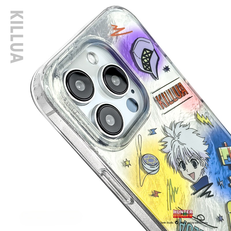 全職獵人「光面」IMD冰裂 軟邊硬背 鐳射手機殼-ZUIHANG SHOP