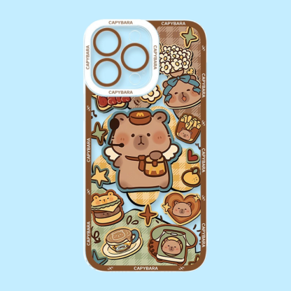 卡皮巴拉天使眼透明防摔軟殼-ZUIHANG SHOP