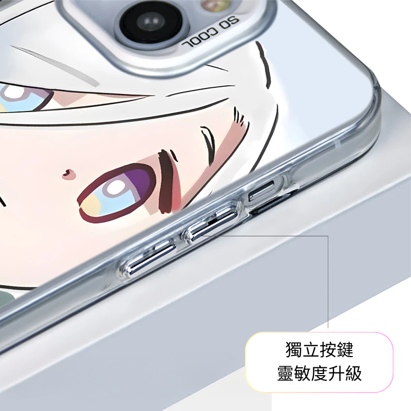 原神彩銀線條漸變防摔手機殼-ZUIHANG SHOP