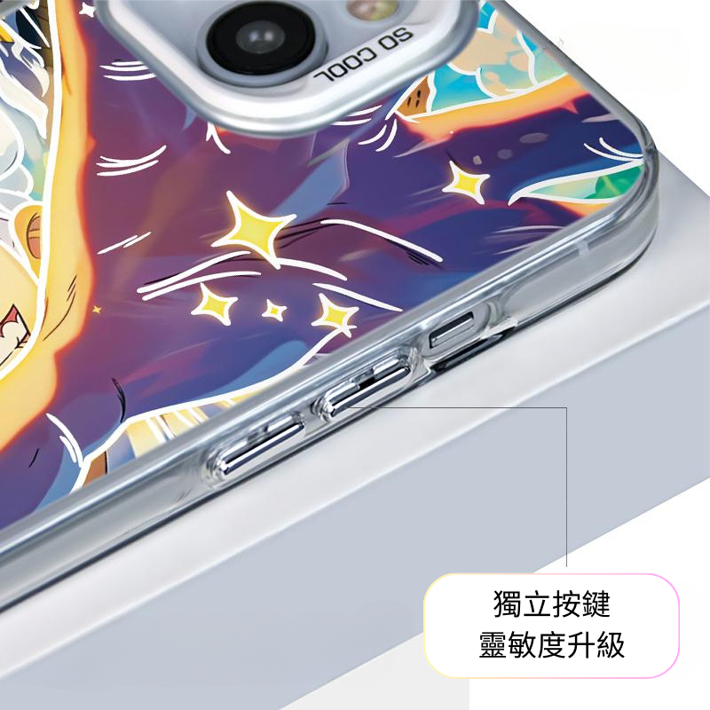 海賊王彩銀線條漸變防摔手機殼-ZUIHANG SHOP