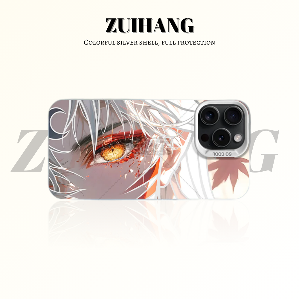 犬夜叉彩銀線條漸變防摔手機殼-ZUIHANG SHOP