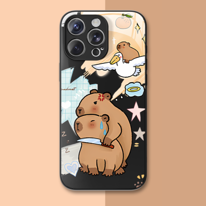 卡皮巴拉新款高清全包防摔玻璃殼-ZUIHANG SHOP