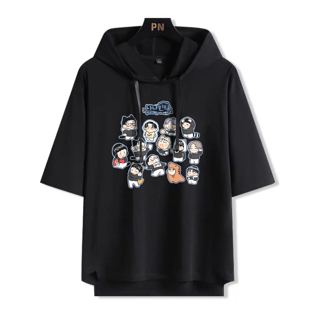 SEVENTEEN 連帽短袖T恤-ZUIHANG SHOP