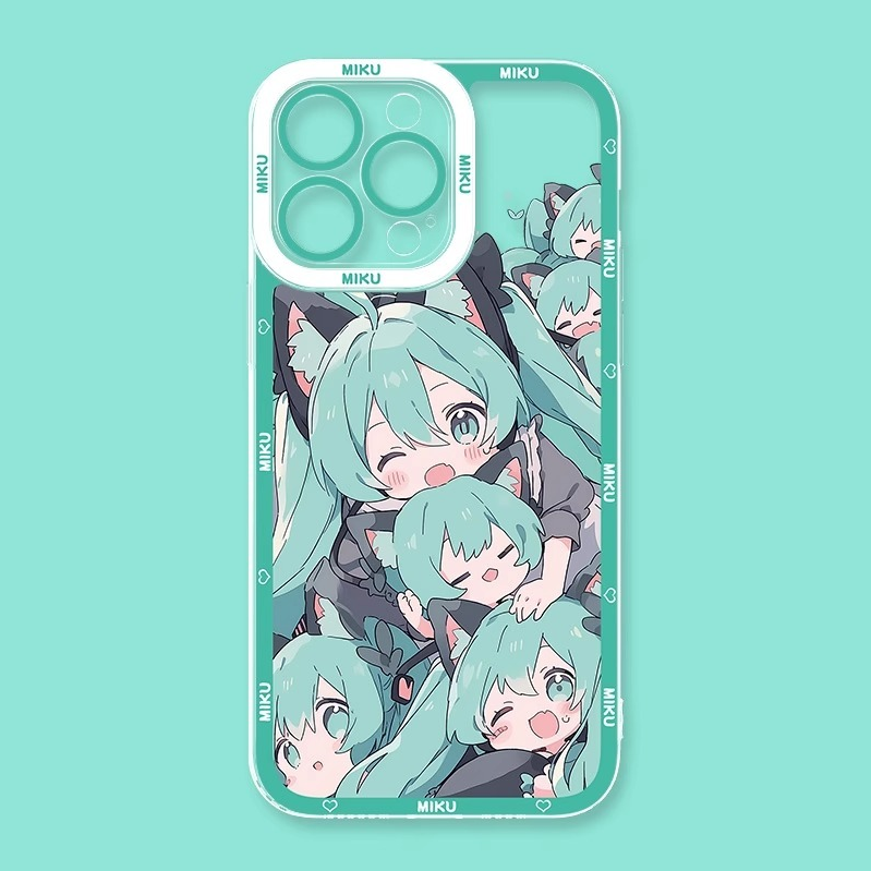 初音未來天使眼透明防摔軟殼