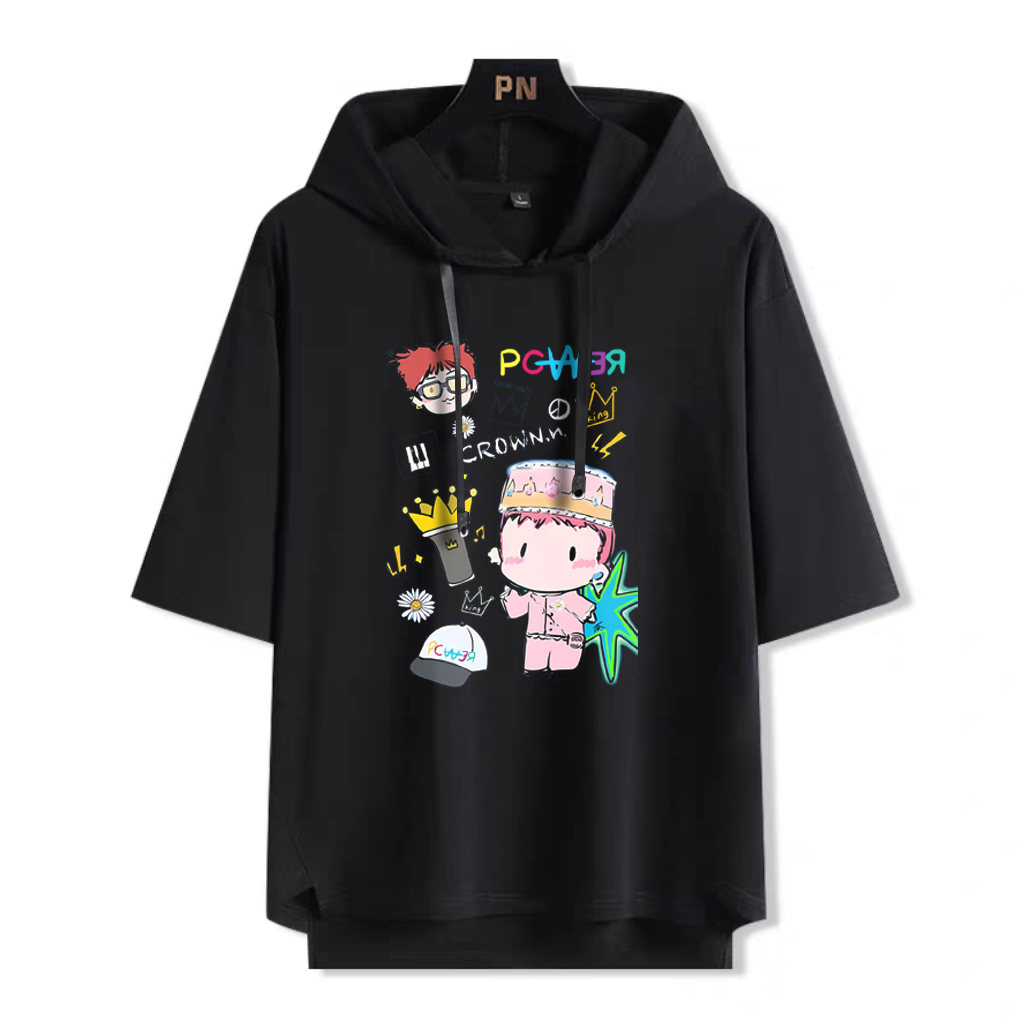 G-DRAGON 權志龍 連帽短袖T恤-ZUIHANG SHOP